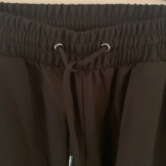 Torrid Size 1 black silky joggers with elasticized waist with drawstring - Picture 3 of 7